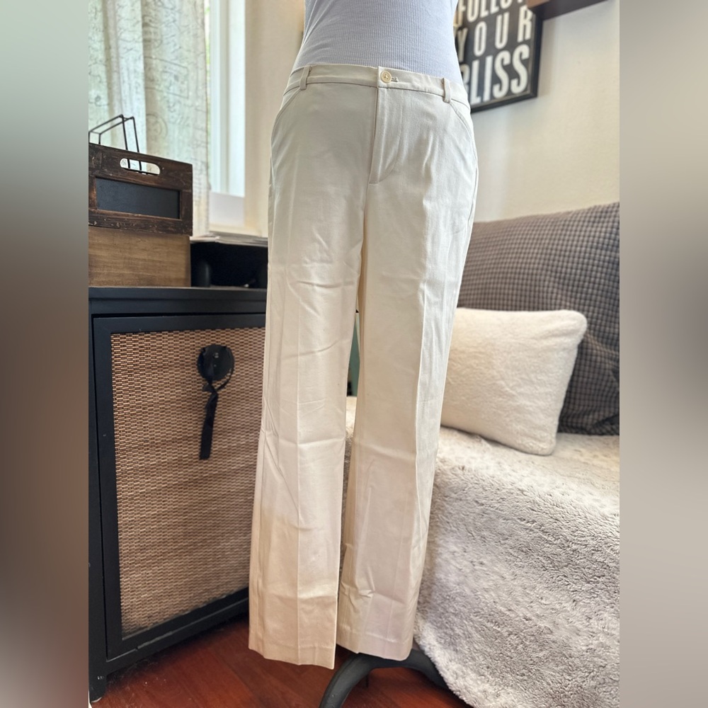 Ralph Lauren Women's Cream Trousers